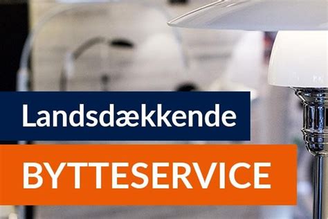 Landsdækkende bytteservice